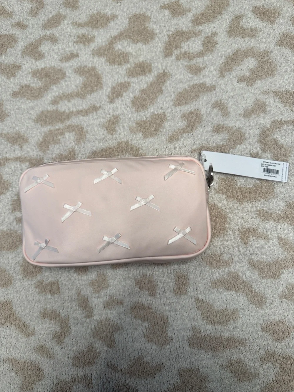 Stoney Clover Small Pouch with Bows - Ballet Slippers